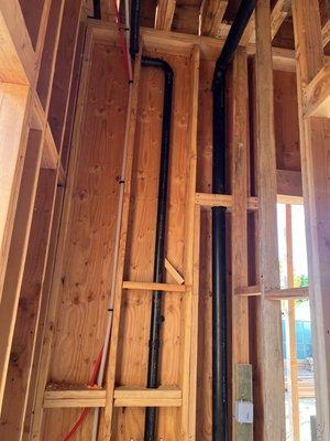 Drain and Pex Installation