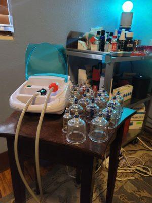 Cupping and Accupuncture available