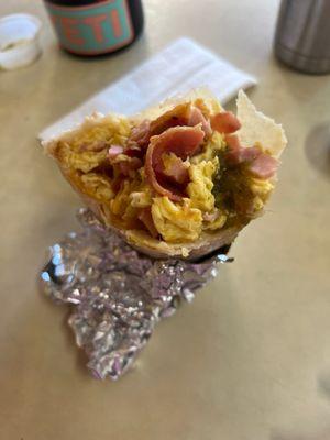 #1 breakfast burrito