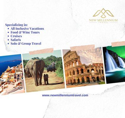 We are a full service travel agency.