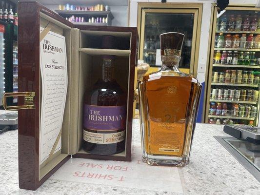 High end Irish whiskeys!!