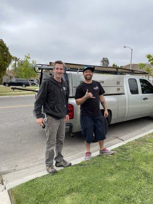 Eric and Jason were knowledgeable about all my garage door concerns