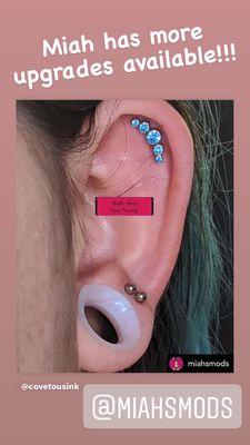 Piercings from Miah's Mods