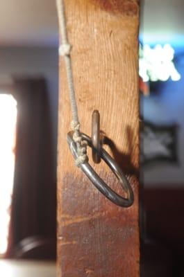 A close-up of the ring toss. So simple, yet so hard.