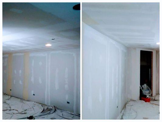 Basement Drywall Finishing