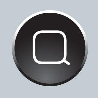 Q for Quick.  A play on the iPhone home button.