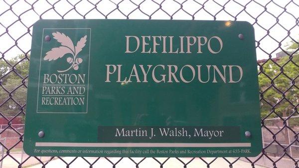 DeFilippo Playground in Boston's North End