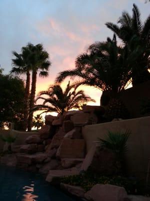 Evening sunset in Mesquite