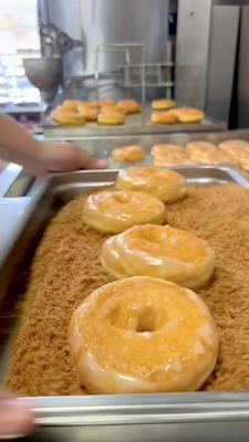 The Donut shop serves coffee, breakfast sandwiches, burritos, bagels, muffins & other baked goods.