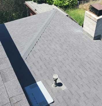 New roof replacement in San Diego using Owens Corning asphalt roof shingles