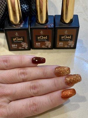 Thanksgiving nails!