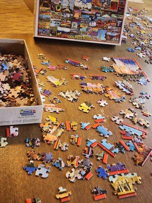 Quiet puzzle time.