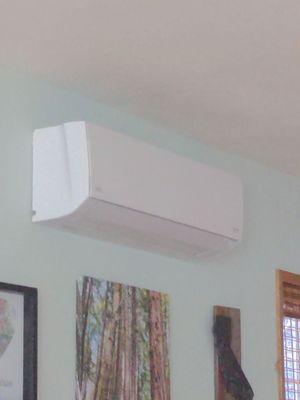 In the great room & master bedroom - Split type of air conditioner