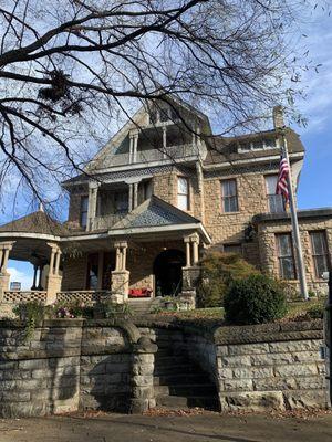 The front view of The Mayor's Mansion