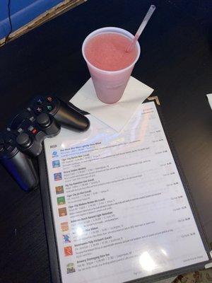 Some of the menu, I got the frozé