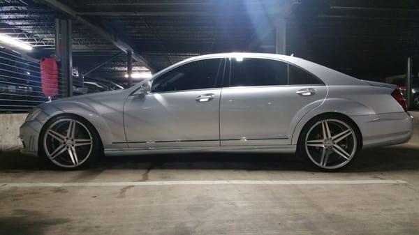 heres my car done my momentum autowerke. Mercedes Benz S550