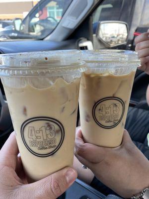 24oz iced churro and horchata latte