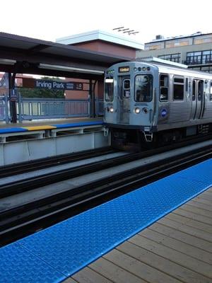 Irving Park Station.