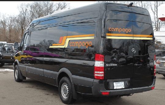 Our beautiful, hearty custom Mercedes-Benz Sprinter vans