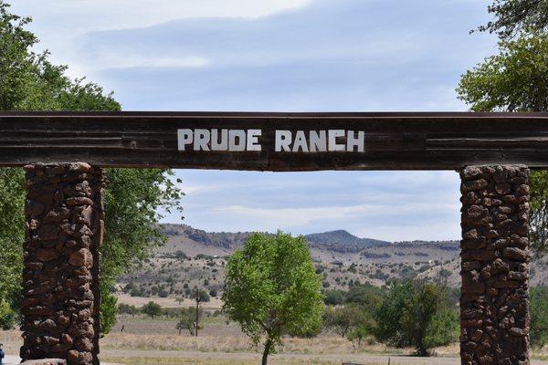 Prude Ranch nestled in the Davis Mountain Range in West Texas.