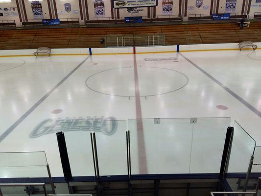 Fresh ice, ready for a throwdown.