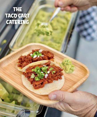 Our Vegan Al Pastor Tacos are a great combination with our Fresh Guacamole!