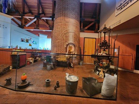 Where glassblowing demonstrations are given