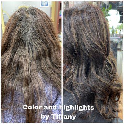 Love Tiffany she do color highlights and hair cut! Best hair cut in town , call her for appointment Tiffany off Monday and Tuesday