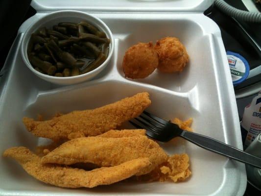 Fish tenders meal