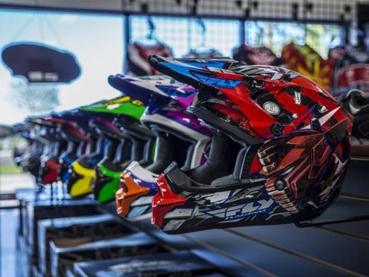 J&R BMX has a huge selection of full face helmets from brands like Fly Racing and Troy Lee Designs.