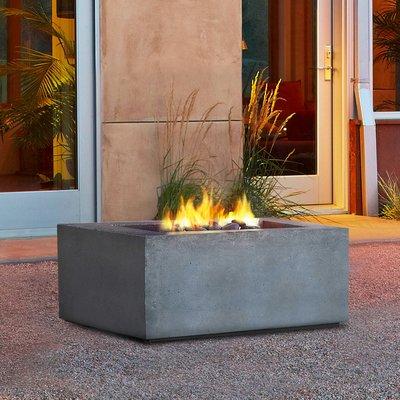 Faux-Concrete Fire Pit - available at Patioworld