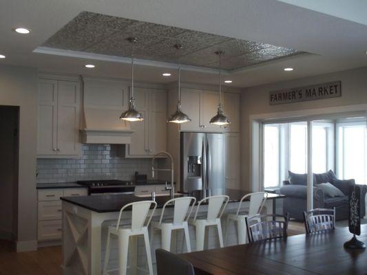 Residential Home Kitchen Lighting Remodel