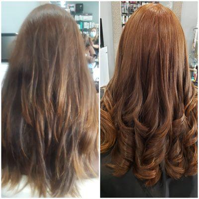 Colortransformation and Haircut