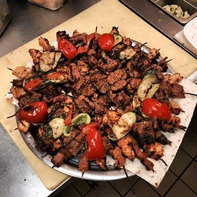 Family style mix kebab