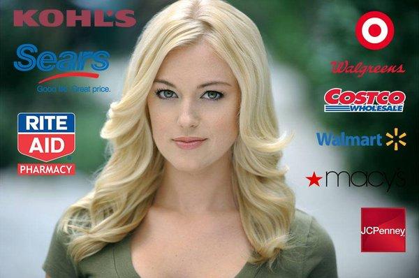 Barbizon model, Ashley has continuing success in print and commercials working with a long list of national brands