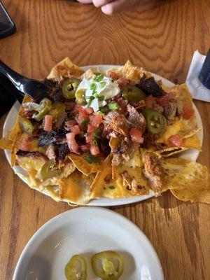 Brisket nachos