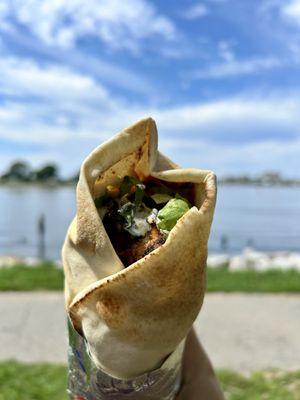 Chicken Kabob Wrap (Halal )