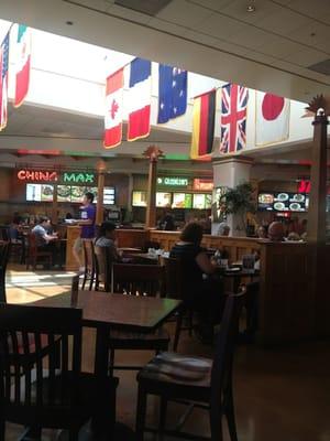 Inside food court