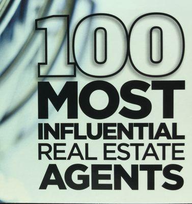 Chosen as One of the 100 Most Influential Realtors in Illinois by Chicago Real Estate Executive Magazine- 2016