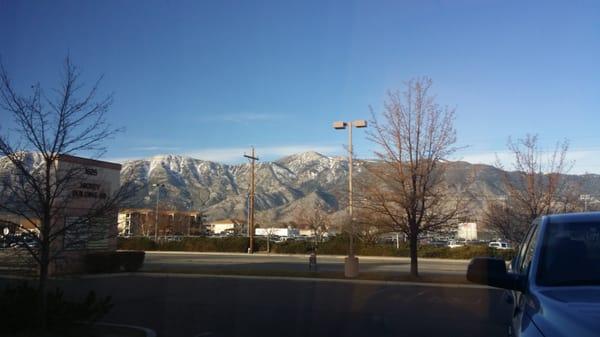 The Beautiful View out the front windows of our clinic!