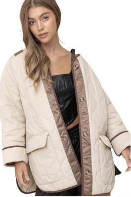 Oversized Quilted Jacket