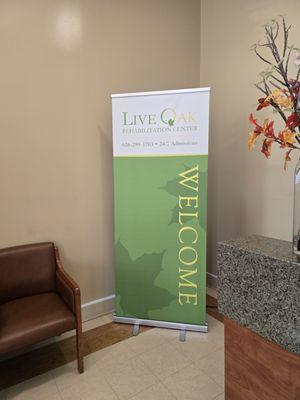 Welcome to Live Oak Rehab Center! Our team is here to support you every step of the way.