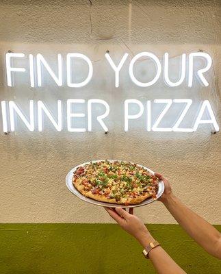 Vegan Passport Offer: check-in on Yelp during October 2021 for 15% off vegan pizzas!