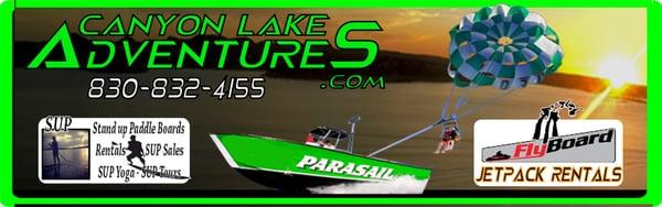 Parasailing Canyon Lake