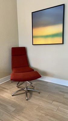 Bonus chair - new flooring