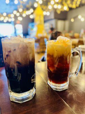 Large Thai Ice Coffee & Large Thai Ice Coffee