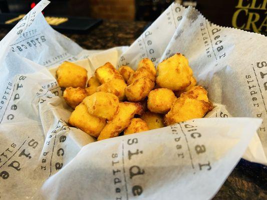 Small cheese curds