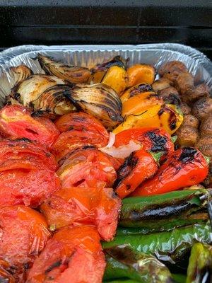 Grilled veggies