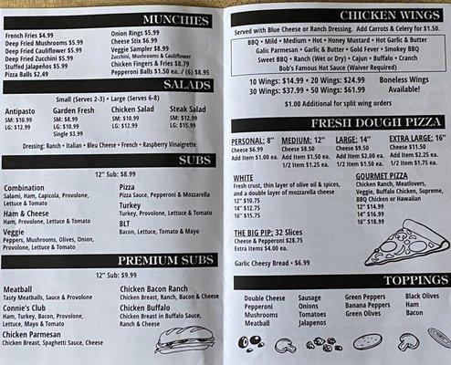 Menu-inside