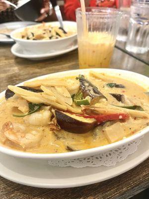 Red Curry with Shrimp